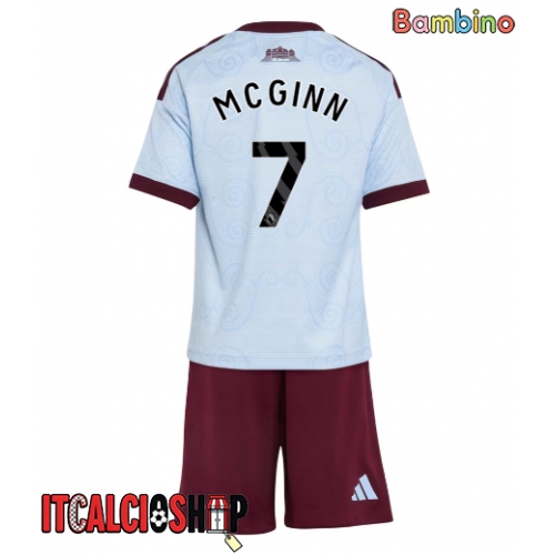 Aston Villa John McGinn #7 Terza Maglia Bambino 2026-27 Manica Corta (+ Pantaloni corti)